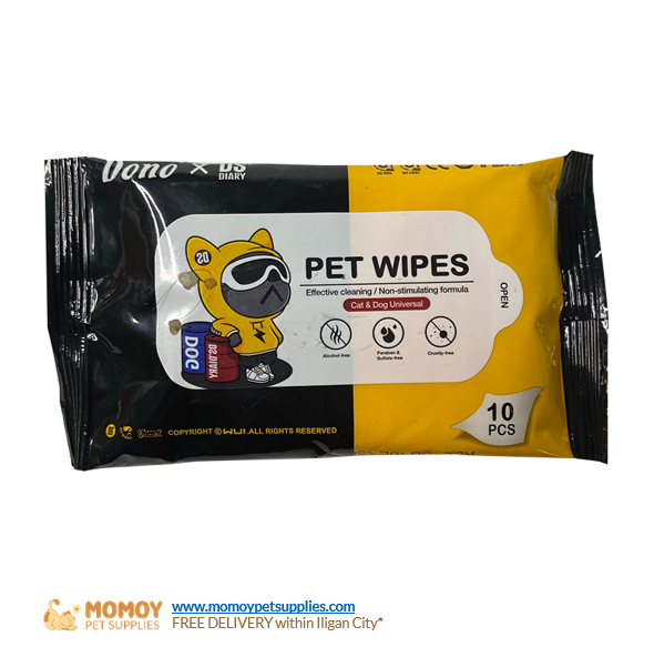 DONO x DS DIARY PET WIPES - 10LEAVES 