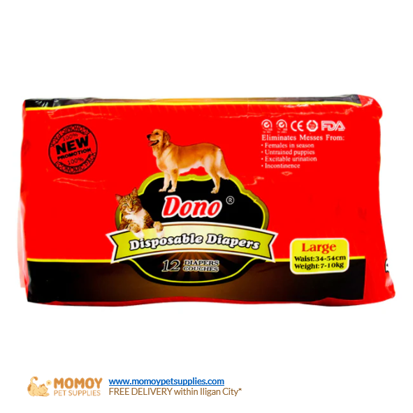 DONO DISPOSABLE DIAPER - FEMALE (LARGE) 1PIECE