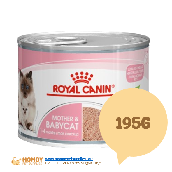 ROYAL CANIN CAT FOOD WET - MOTHER & BABYCAT ULTRA SOFT MOUSSE 195G 