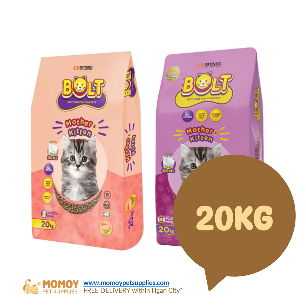 [R]BOLT CAT FOOD DRY - MOTHER & KITTEN 20KG ORIGINAL PACKAGING (SACK)P3600