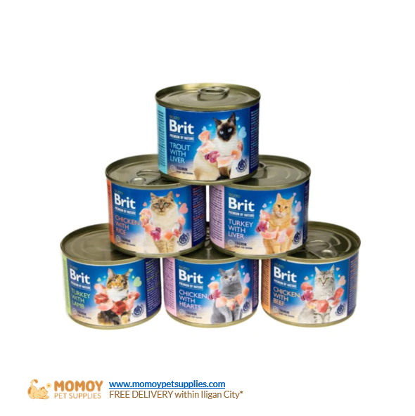 BRIT PREMIUM BY NATURE CAT FOOD WET - 200G - P90