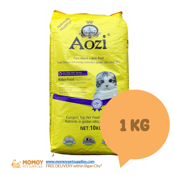 AOZI CAT FOOD DRY - KITTEN 1KG (REPACK)