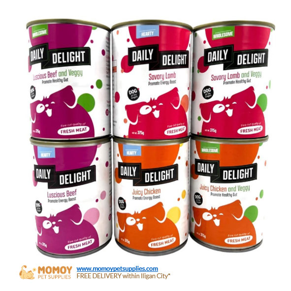 DAILY DELIGHT DOG FOOD WET - ALL STAGES 375G CAN 