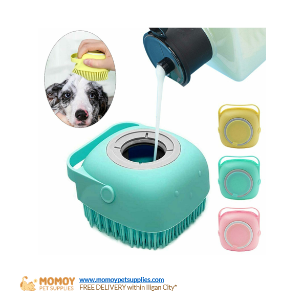 PET SILICONE BATH BRUSH