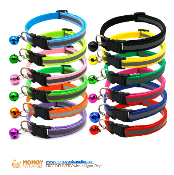PET COLLAR - REFLECTORIZED WITH BELL