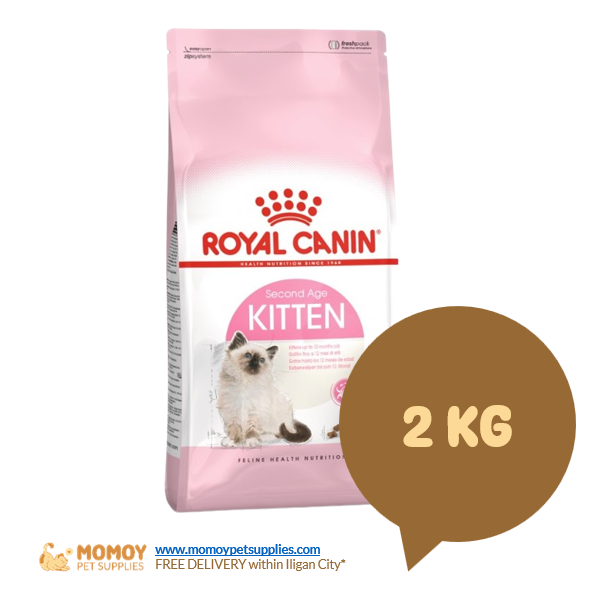 ROYAL CANIN CAT FOOD DRY - KITTEN 2KG (UP TO 12MONTHS) ORIGINAL PACKAGING 