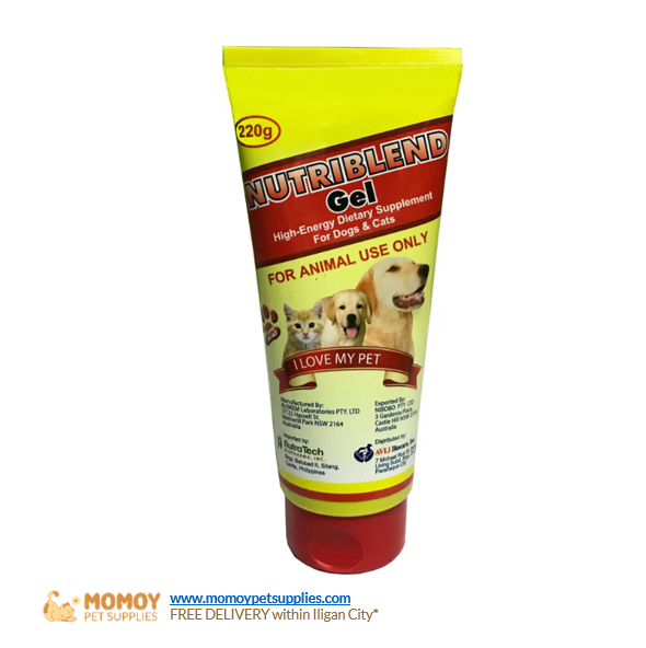 [R] NUTRIBLEND GEL HIGH ENERGY DIETARY SUPPLEMENT FOR CATS AND DOGS 220G - P590 