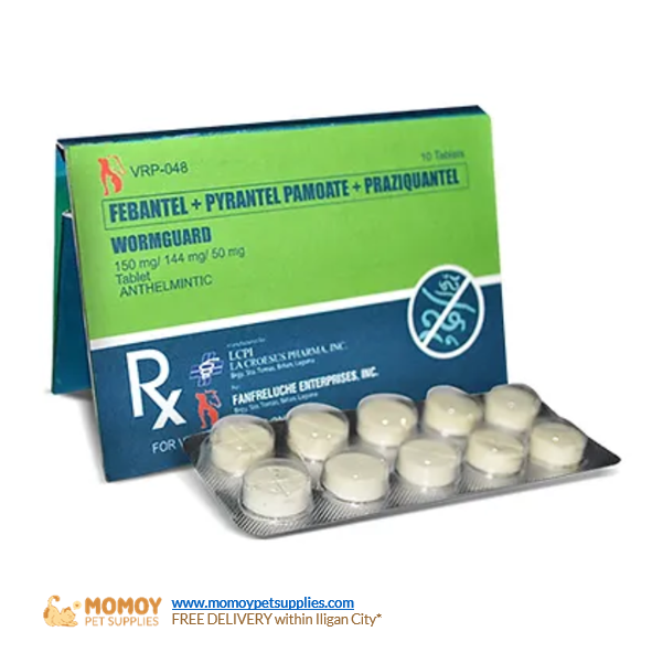 [R] WORMGUARD DEWORMING TABLET FOR DOGS - 1 TAB - P65