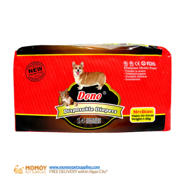 DONO DISPOSABLE DIAPER - FEMALE (MEDIUM) 1PIECE