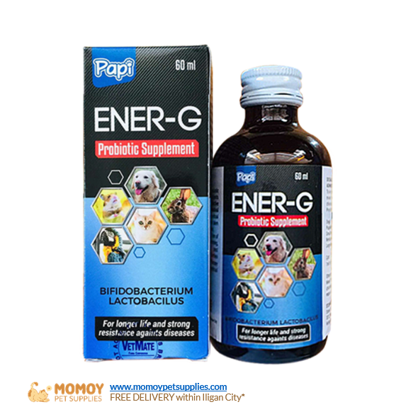 [R] PAPI ENER G - FOR CATS & DOGS 60ML (PROBIOTIC SUPPLEMENT) - P240