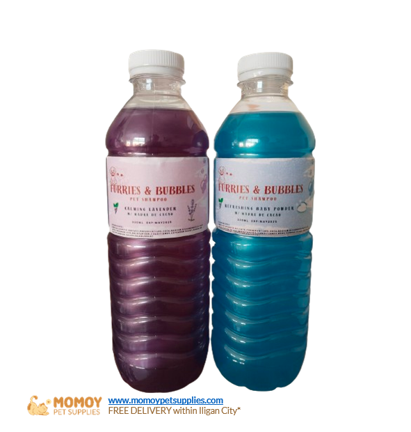 [R] FURRIES & BUBBLES MADRE DE CACAO SHAMPOO - FOR CATS & DOGS 330ML - P75 (CALMING LAVENDER)