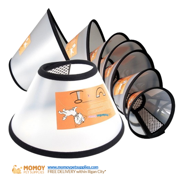 PET PROTECTION COVER ADJUSTABLE E-COLLAR W/ FASTENING TAPE 
