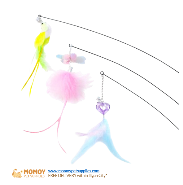 TOY - COLORFUL FEATHER IN WIRE- 
