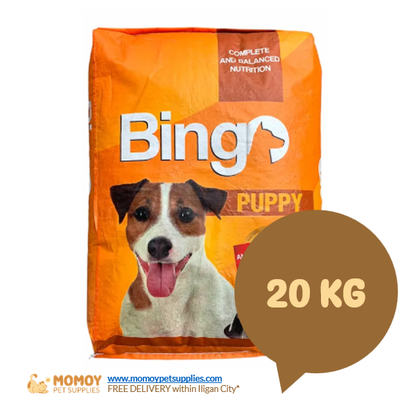 BINGO DOG FOOD DRY - PUPPY 20KG - P2500