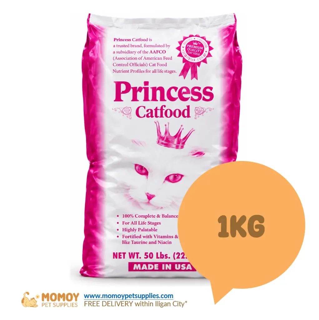 PRINCESS CAT CAT FOOD DRY - ALL STAGES 1KG (REPACK)
