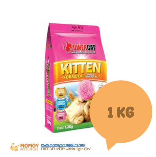 POWERCAT CAT FOOD DRY - KITTEN 1KG 