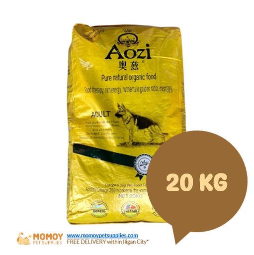 AOZI DOG FOOD DRY - ADULT 20KG (GOLD) 