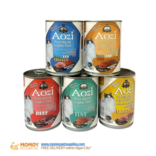 AOZI CAT FOOD WET - ALL STAGES 430G CAN 