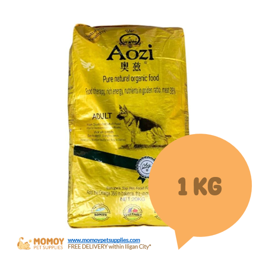 AOZI DOG FOOD DRY - ADULT 1KG (GOLD)