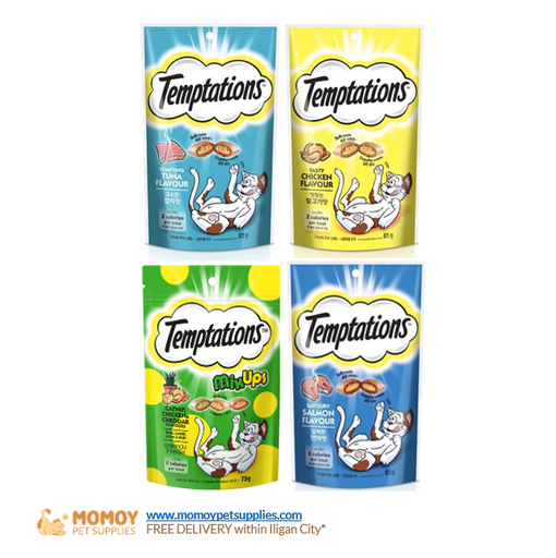 TEMPTATIONS CAT TREATS 75G - P160
