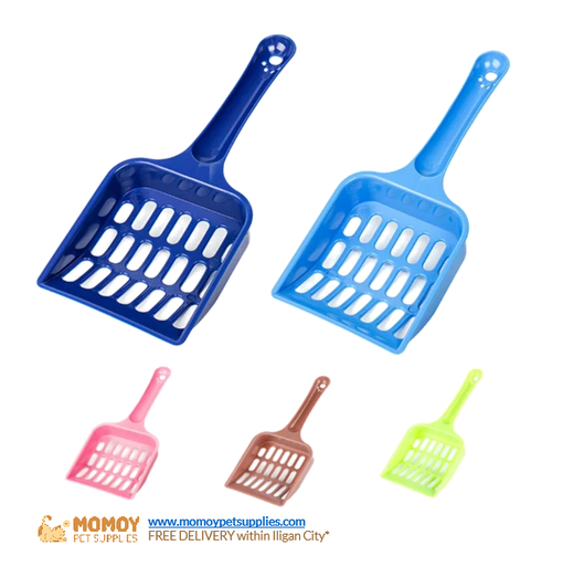PET PLASTIC CAT LITTER SCOOP - 20CM X 9CM 100