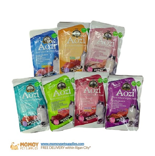 AOZI CAT FOOD WET - ALL STAGES 85G POUCH - P55
