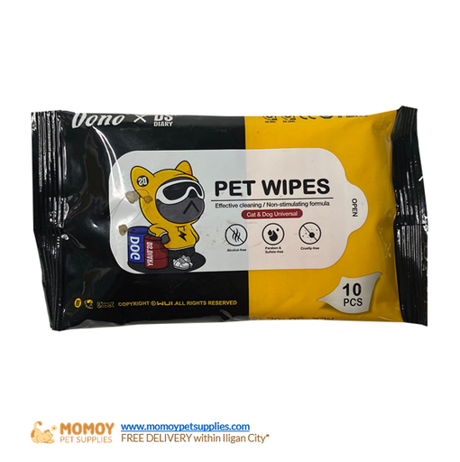 DONO x DS DIARY PET WIPES - 10LEAVES 