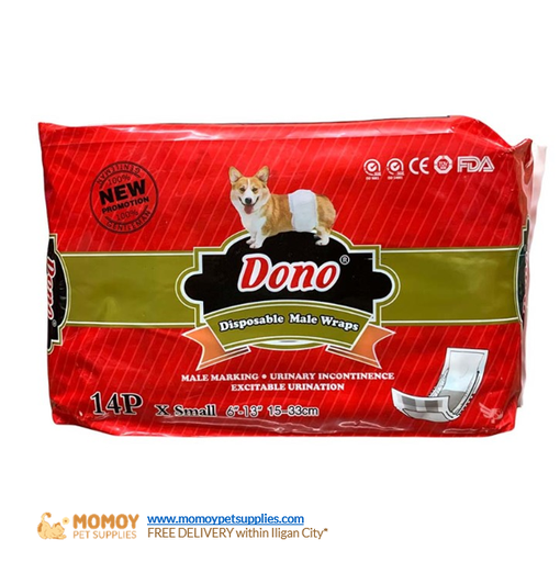 DONO DISPOSABLE DIAPER - MALE (1) X-SMALL 1PIECE