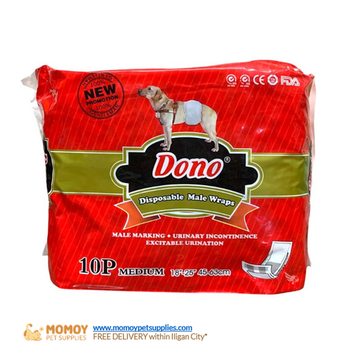 DONO DISPOSABLE DIAPER - MALE (3)  MEDIUM 1PIECE 