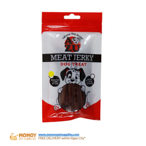 [R] AZU DOG FOOD TREATS 80G (MEAT JERKY) - P110