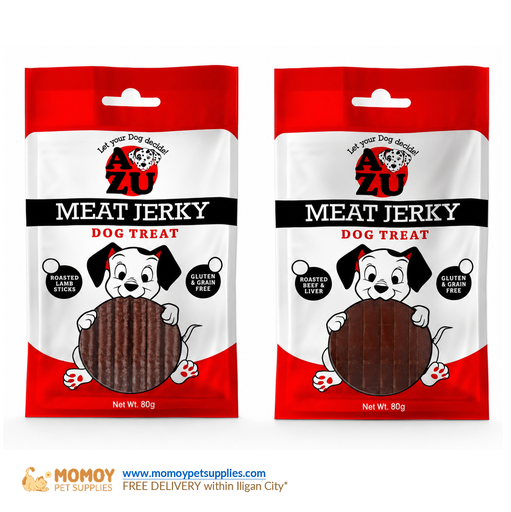 AZU DOG TREATS 80G (MEAT JERKY) 