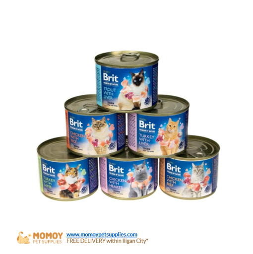 BRIT PREMIUM BY NATURE CAT FOOD WET - 200G - P90