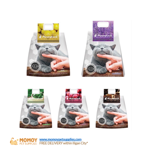 MEOWTECH CAT LITTER FINE SAND 12.18L -₱685