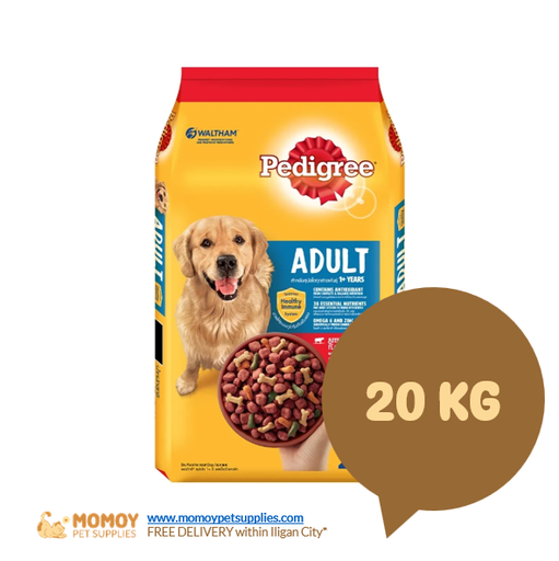 PEDIGREE DOG FOOD DRY - ADULT 20KG - P3200
