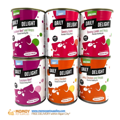 DAILY DELIGHT DOG FOOD WET - ALL STAGES 375G CAN 