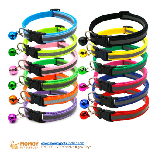 PET COLLAR - REFLECTORIZED WITH BELL