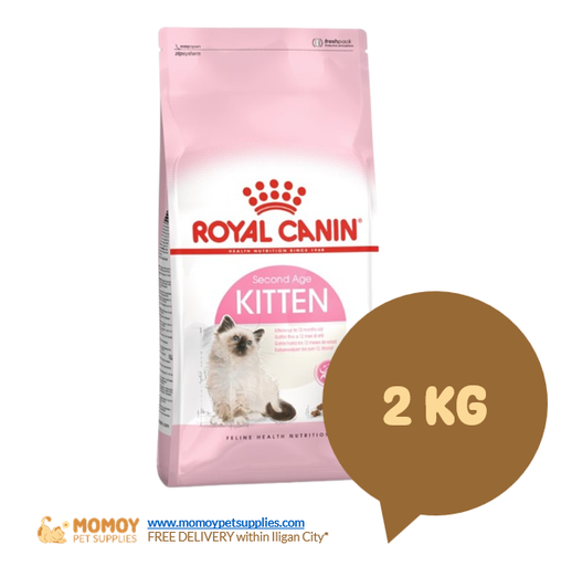ROYAL CANIN CAT FOOD DRY - KITTEN 2KG (UP TO 12MONTHS) ORIGINAL PACKAGING 