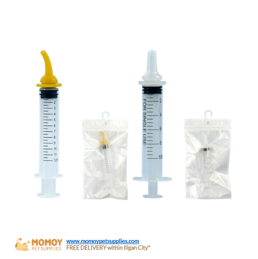 PET FEEDING MILK, WATER AND MEDICINE SYRINGE WITH NIPPLE