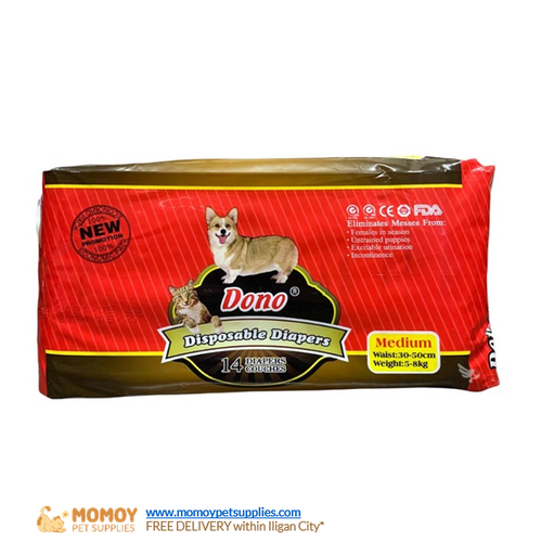 DONO DISPOSABLE DIAPER - FEMALE (3) MEDIUM 1PIECE