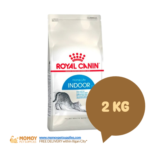 ROYAL CANIN CAT FOOD DRY - ADULT 2KG (INDOOR 27) ORIGINAL PACKAGING - P1150