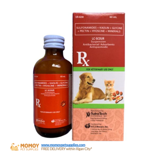 LC SCOUR SUSPENSION ANTI DIARRHEAL ANTI INFECTIVE - FOR CATS & DOGS 60ML 