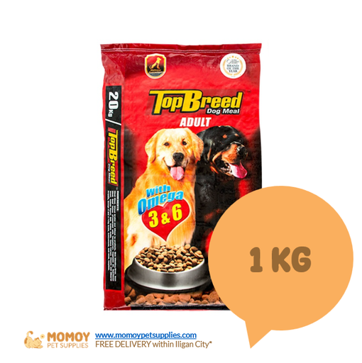 TOPBREED DOG FOOD DRY - ADULT 1KG (REPACK)