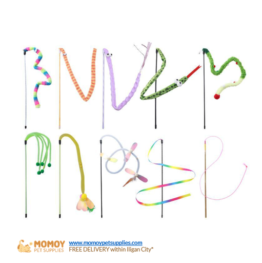 TOY - MACARON VELVET CAT TEASER STICK - P90