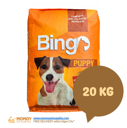 BINGO DOG FOOD DRY - PUPPY 20KG - P2500
