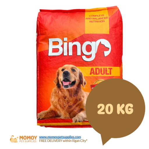 BINGO DOG FOOD DRY - ADULT MAINTENANCE 20KG - P2400