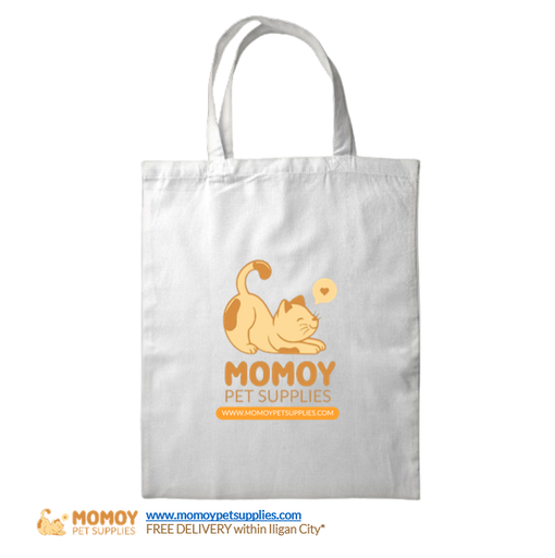 MOMOY PET SUPPLIES THICK CANVASS TOTE BAG (16X14)