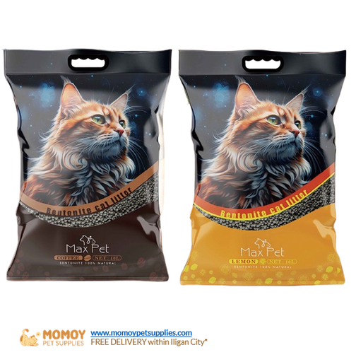 MAXPET CLEAN BENTONITE CAT LITTER SCENTED 10L 