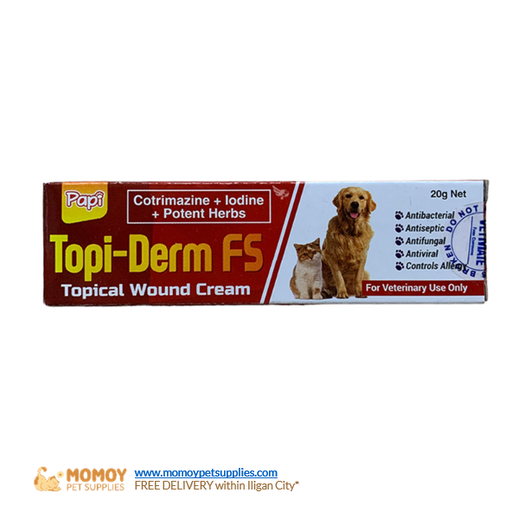PAPI TOPI-DERM FS TOPICAL WOUND CREAM 20G 