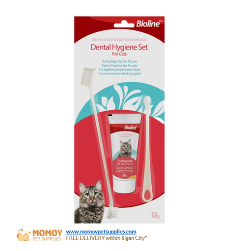 BIOLINE DENTAL HYGIENE SET FOR CATS 50G 