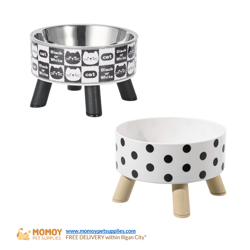 FEEDING BOWL - ANTI-TIP ANTI-SLIP FOUR CORNER STAINLESS STEEL BOWL